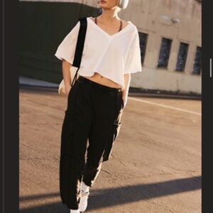 FP Movement by Free People Black Cargo Joggers